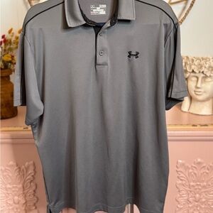 Under Armour Men's‎ Gray Polo Shirt
